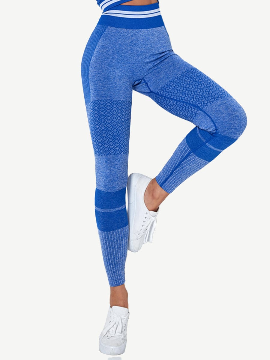 Fitted High Waist Yoga Leggings Seamless For Runner