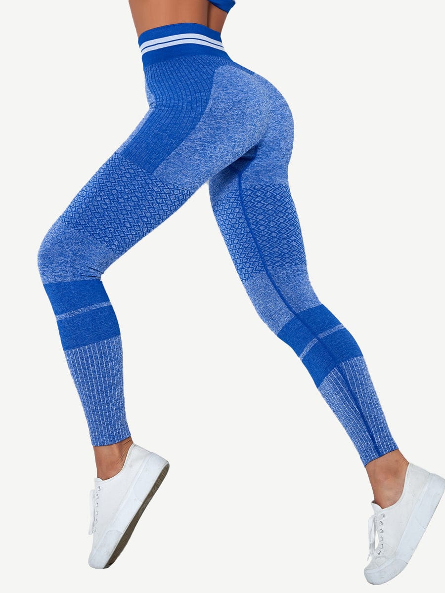 Fitted High Waist Yoga Leggings Seamless For Runner