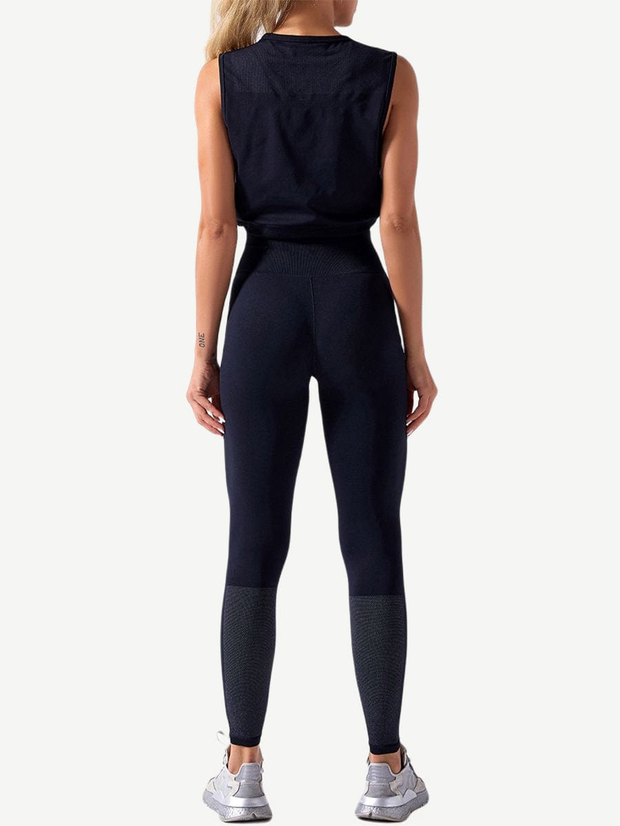 Seamless Tank Top High Waist Leggings Sports Series