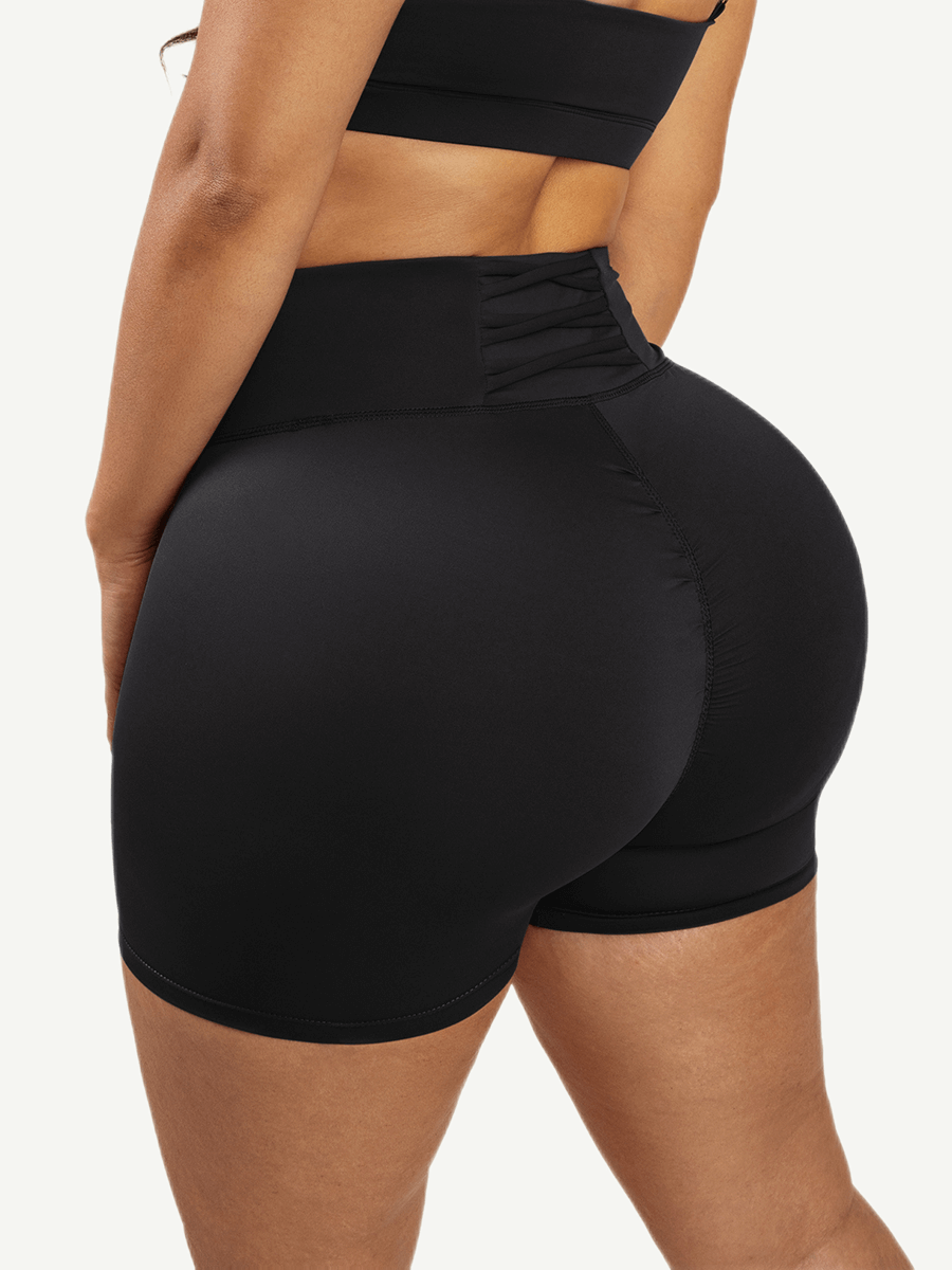 Peach Buttocks Yoga Shorts