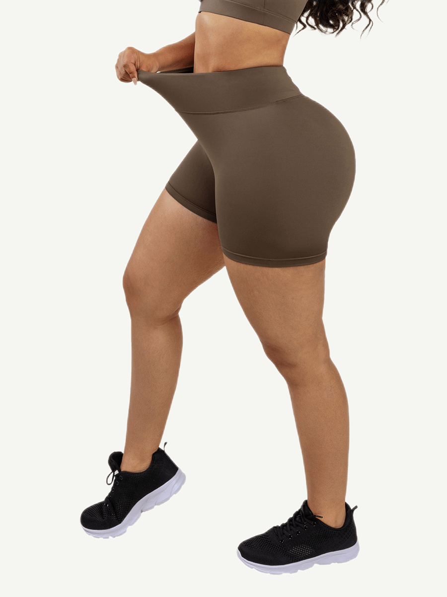 Peach Buttocks Yoga Shorts