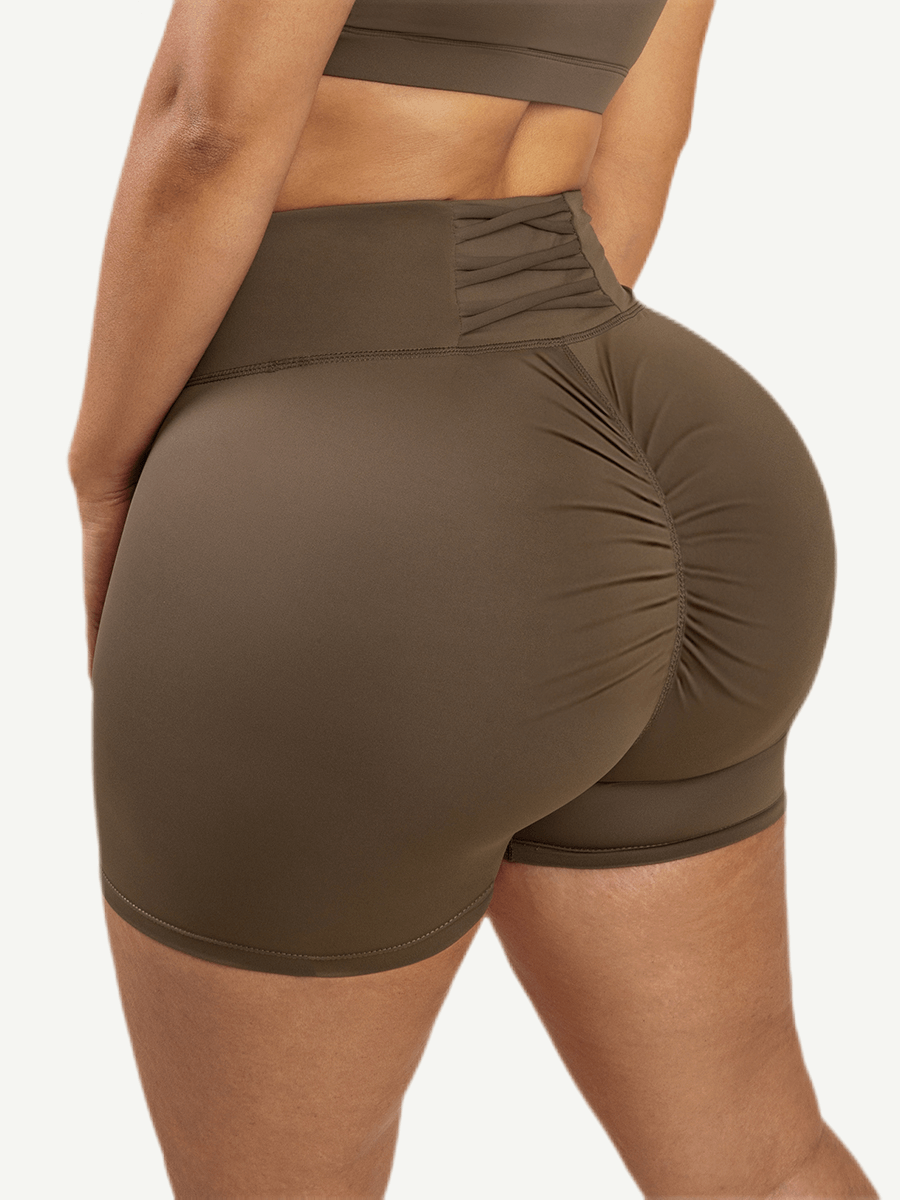 Peach Buttocks Yoga Shorts