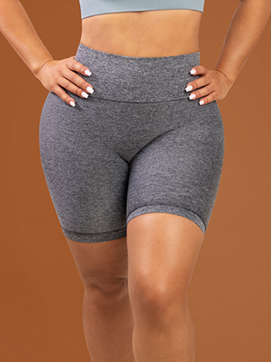 Seamless High Waisted Gym Sportswear Scrunch Butt Yoga Cycling Shorts