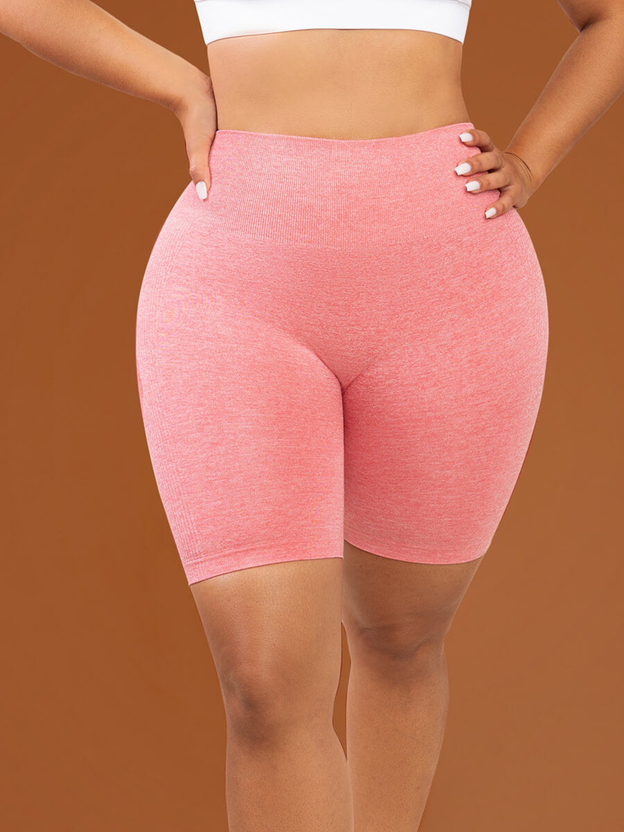 Seamless High Waisted Gym Sportswear Scrunch Butt Yoga Cycling Shorts