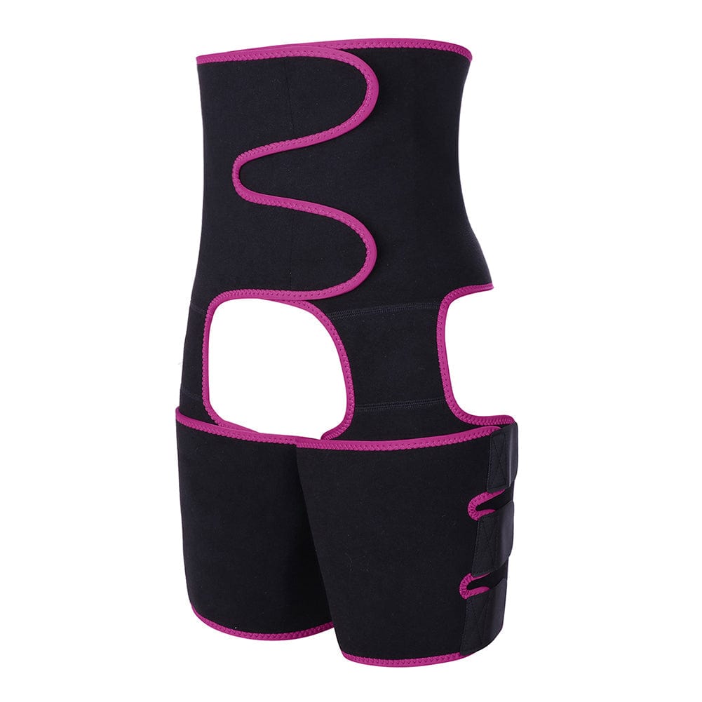 Neoprene Waist And Thigh Trainer Butt Lifting Black Slimming Leg