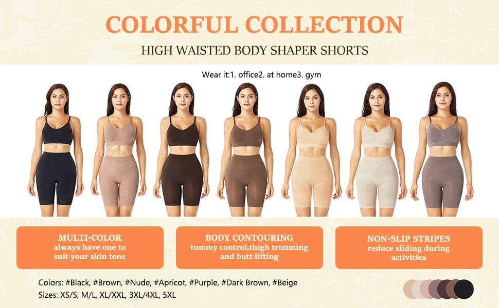 Unbelievable Black High Waist Butt Lifter Shapewear Shorts Slimmer