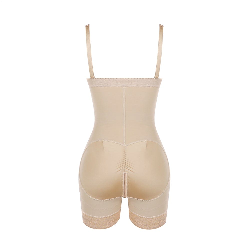 Pretty Detachable Straps Side Zip Body Shaper Leisure Fashion