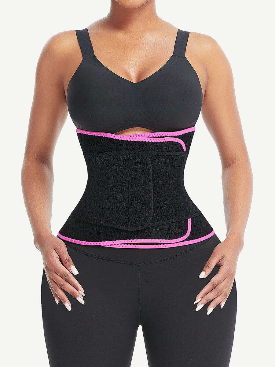 High Power Black Neoprene Waist Trainer Sticker Big Size Amazing Shape